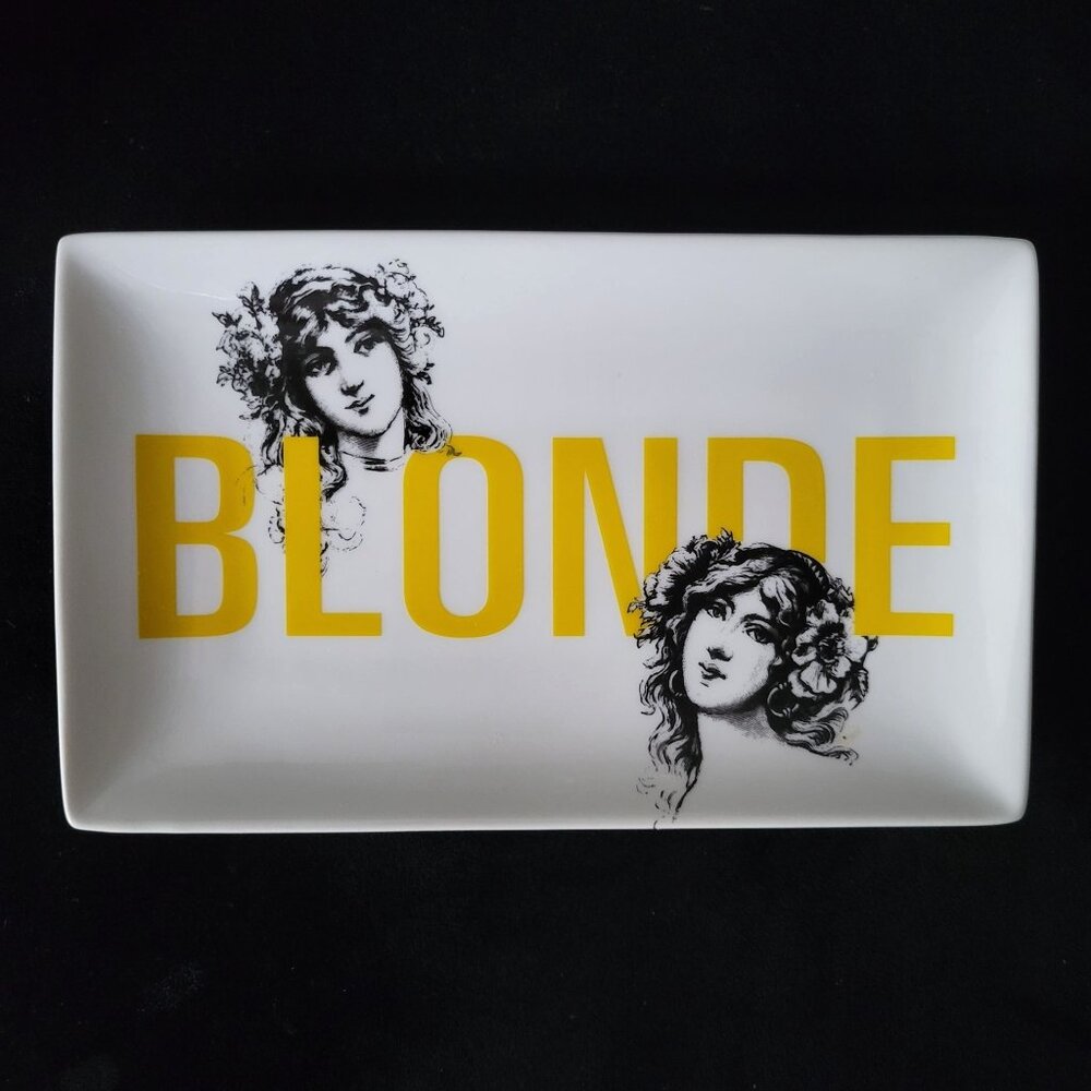 Crate & Barrel Craft Beer Craft Beer Witty Barware Snack Tray -  Blonde
